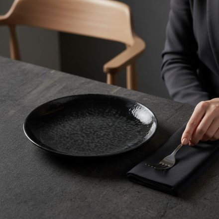 Vida Night mélytányér 25 cm, porcelán