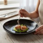 Vida Night mélytányér 25 cm, porcelán