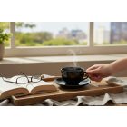 Vida Night teáscsésze+alj, 220 ml, porcelán