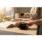 Vida Night teáscsésze+alj, 220 ml, porcelán