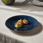 Vida Dark Ocean lapostányér 27 cm, porcelán