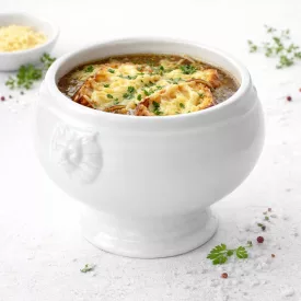 Oroszlánfejes levestál 1 l porcelán