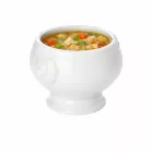 Porcelán oroszlánfejes levestál 1 liter
