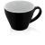 Fekete porcelán duplakávés csésze 180 ml