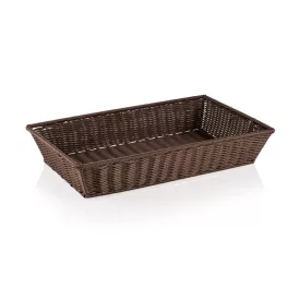   GN 1/1 Kenyérkosár barna polipropilén rozsdamentes kerettel - Német minőség