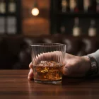 whisky pohár 290 ml üveg vastag falú old fashioned típus