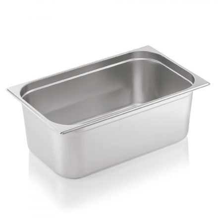 Gn edény 1/1 200 mm 28 liter 0,6 mm vastag rozsdamentes anyagból – német minőség - Prémium választás