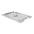 GN 1/1 fedő fülkivágással, rozsdamentes - Prémium választás