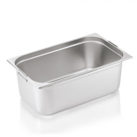 GN edény 1/1 200 mm 28 literes csúszófüllel 0,6 mm vastag rozsdamentes anyagból - Prémium választás