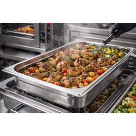 GN edény 1/1 65 mm 9 literes rozsdamentes, német minőség – német minőség - Prémium választás