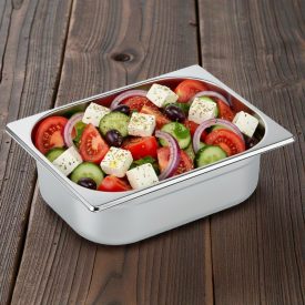 GN edény 1/2 100 mm 6 literes rozsdamentes, német minőség – német minőség - Prémium választás