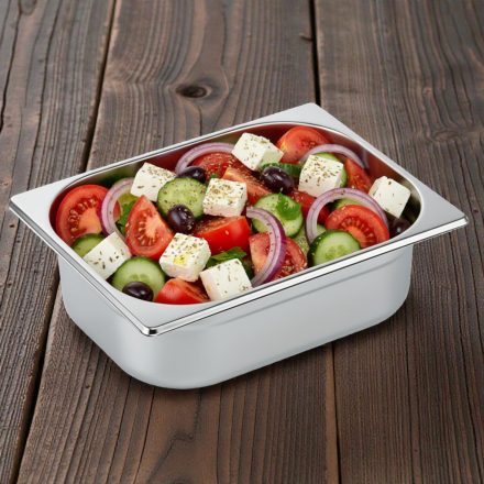 GN edény 1/2 100 mm 6 literes rozsdamentes, német minőség – német minőség - Prémium választás