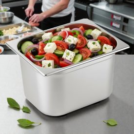 GN edény 1/2 200 mm 8,5 literes rozsdamentes, német minőség – német minőség - Prémium választás