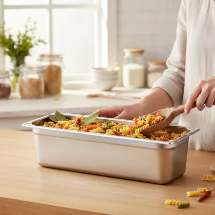 GN edény 2/4 150 mm, 8,5 l, rozsdamentes - Prémium választás