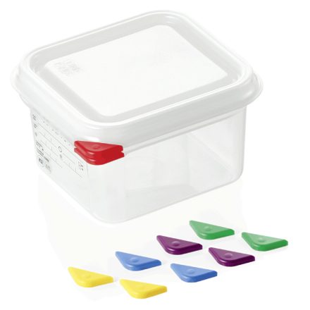 Araven GN edény 1/6 100 mm 1,7 liter ételtároló légmentesen záró fedővel