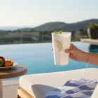 Wellness fehér Longdrink pohár 390 ml-es, polikarbonát, német minőség
