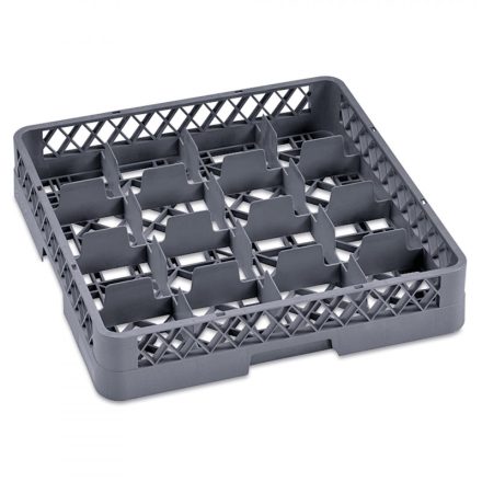 Mosogató rekesz 16 csészéhez 50 - 50 - 10 cm, 11,5 - 11,5 - 8,7 rekesz mérettel