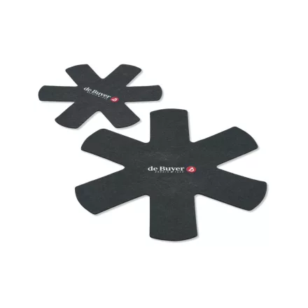 de Buyer poliészter edényvédő és karcolásgátló elválasztó szett – 2 részes (Ø27 cm és Ø34 cm)