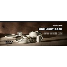 ONE LIGHT ROCK kőporcelán tányérok