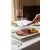 6 darabos steakkés készlet fa nyéllel húsételekhez