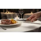 Fanyelű steakkés 10 cm-es pengével és 11 cm-es nyéllel