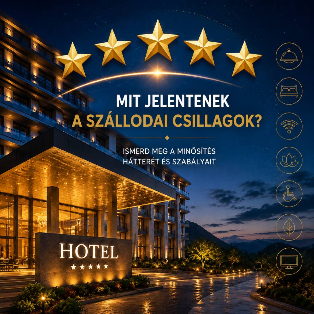 Mit jelentenek a szállodai csillagok? – Mi alapján kap egy hotel 1–5 csillagos minősítést?