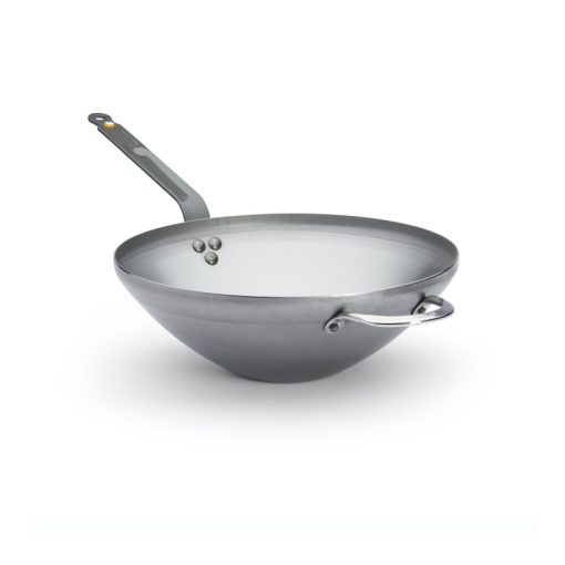 Wok, 40 cm, füllel, Mineral B, de Buyer, vas