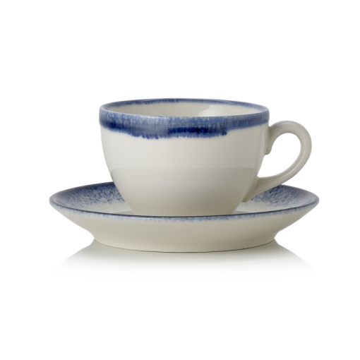 "Vida Marina teáscsésze+alj, 220 ml, porcelán"