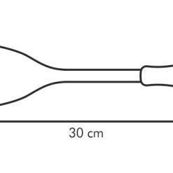 Fordítólapát műanyag fogóval, 30 cm, Presto Wood