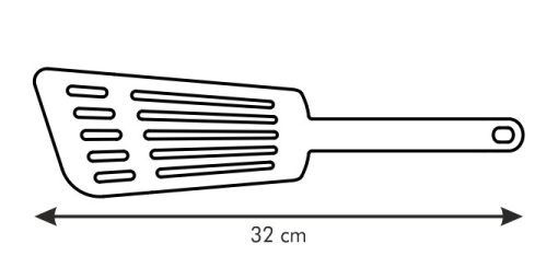 "Fordítólapát omletthez, perforált, 32 cm, Space Line"