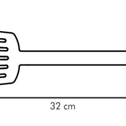 "Fordítólapát, perforált, 32 cm, Space Line"