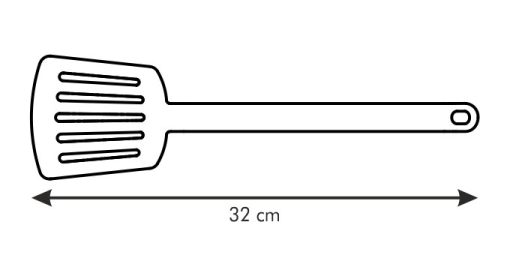 "Fordítólapát, perforált, 32 cm, Space Line"