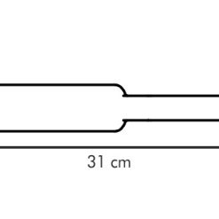 Palacsinta fordító-Kenőkés, hajlított, 31 cm, Space Line