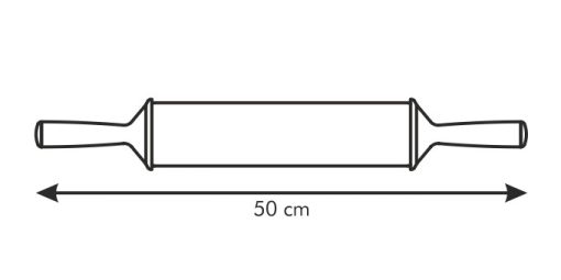 Nyújtófa, állítható tésztavastagság (2-8 mm), Delícia