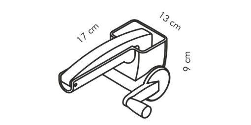 Sajtreszelő, 17x13x9 cm, Handy