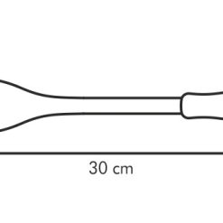 "Salátavilla műanyag fogóval, 30 cm, Presto Wood"