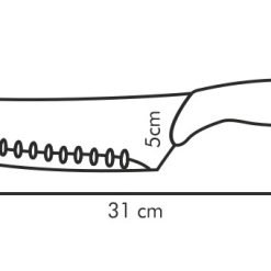 Santoku japán kés, 20 cm, Presto