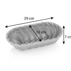 Sütőforma, fonott, 29x16x7 cm, Delícia