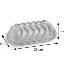 Sütőforma, fonott, 29x16x7 cm, Delícia