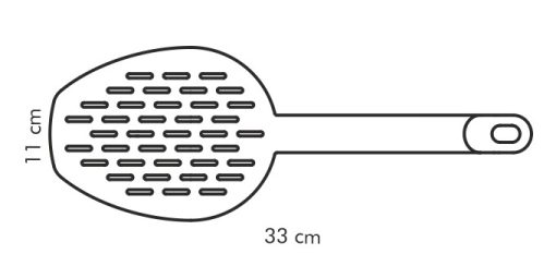 Szűrőkanál, 11x33 cm, Space Line