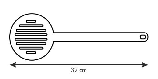 Szűrőkanál, 32 cm, Space Line