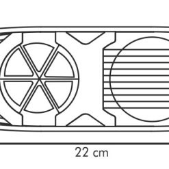 "Tojásszeletelő és cikkező, 22x9 cm, Presto"