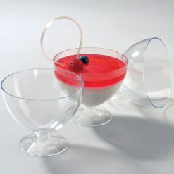 Pohárkrém-desszert tégely, Bubble, 215 ml, 90x75 mm