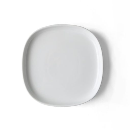 "Skagen lapostányér, 24 cm, fehér, high alumina porcelán"