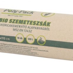 Bio szemeteszsák 73x115 cm PLA 120 literes 10 db/tekercs