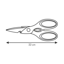 Multifunkciós olló, 22 cm, Presto