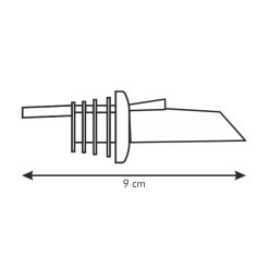 Italkiöntő dugó, 2 db, 9 cm, műanyag, Presto