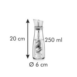 Olajtartó áztató szitával, 250 ml, Vitamino