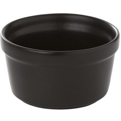 "Fekete kőporcelán Ramekin szufléforma, 9x5 cm, 150 ml"