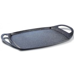 "Bio Stone 47x29 cm-es grill lap, tapadásmentes és PFOA-mentes bevonattal"